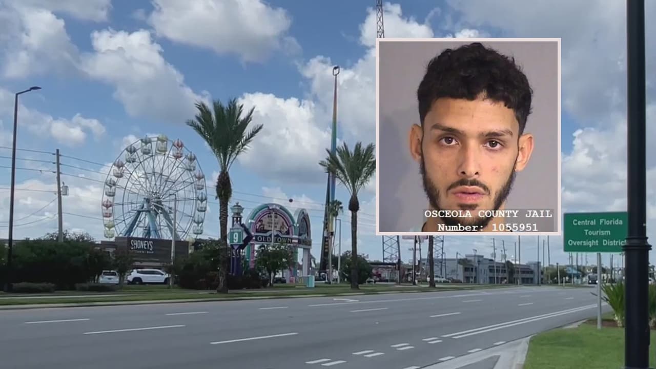 Arrestan a hombre señalado de exhibicionismo frente a menor en zona turística en Kissimmee