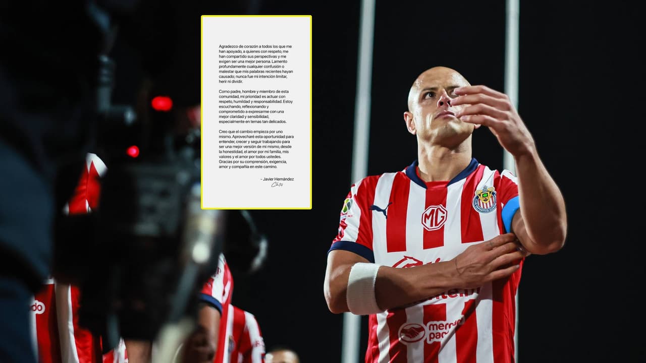 ¡Habló! Chicharito emite mensaje tras polémicas declaraciones