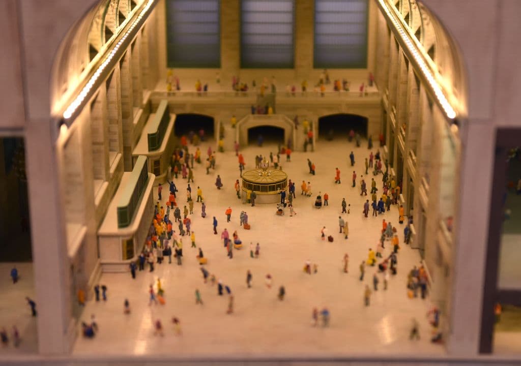 De esta manera luce la versión de Grand Central Station que presenta la muestra.