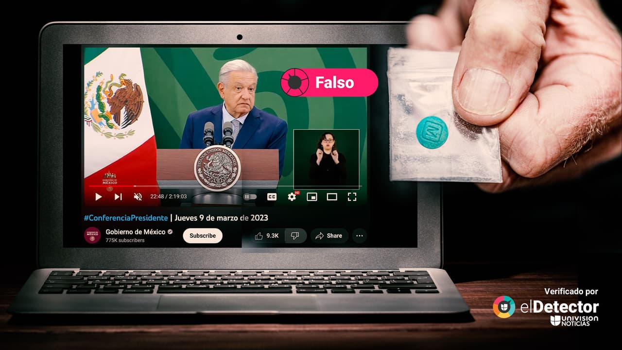 Es falso que en México no se produce ni se consume fentanilo, como dijo AMLO