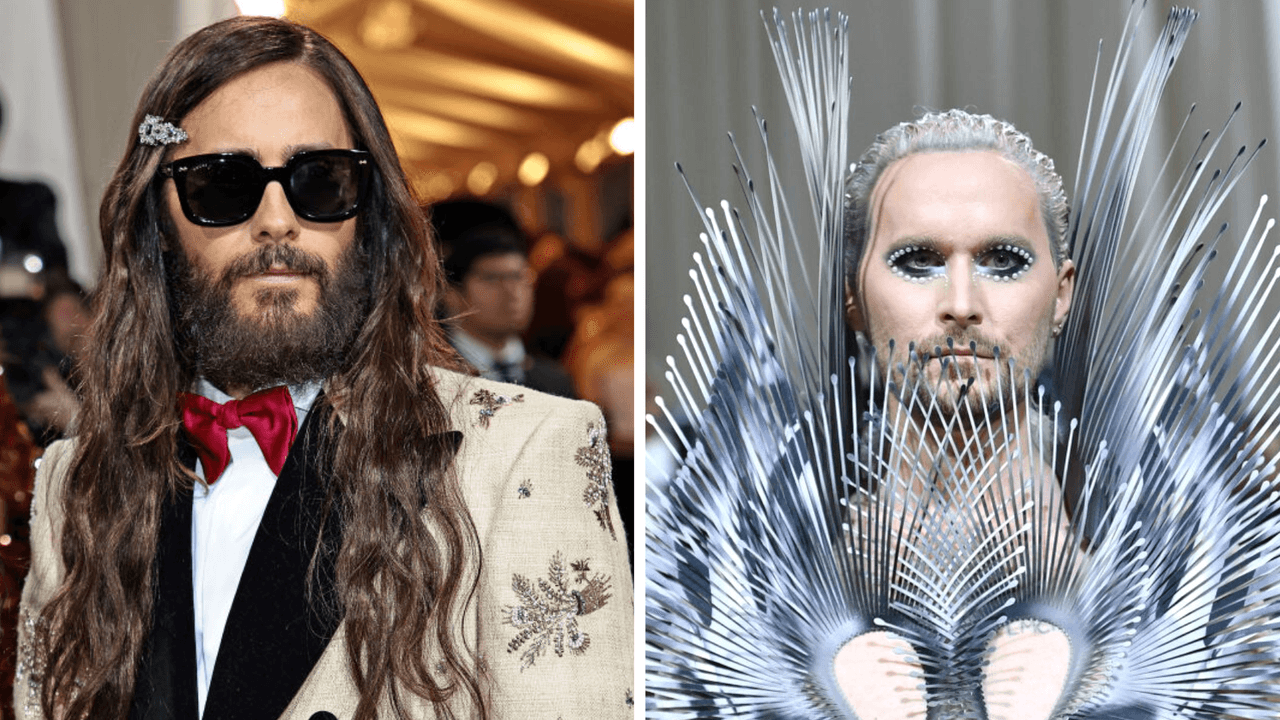 Jared Leto "hizo historia" en la Met Gala con un doble, una confusión y otras extravagancias