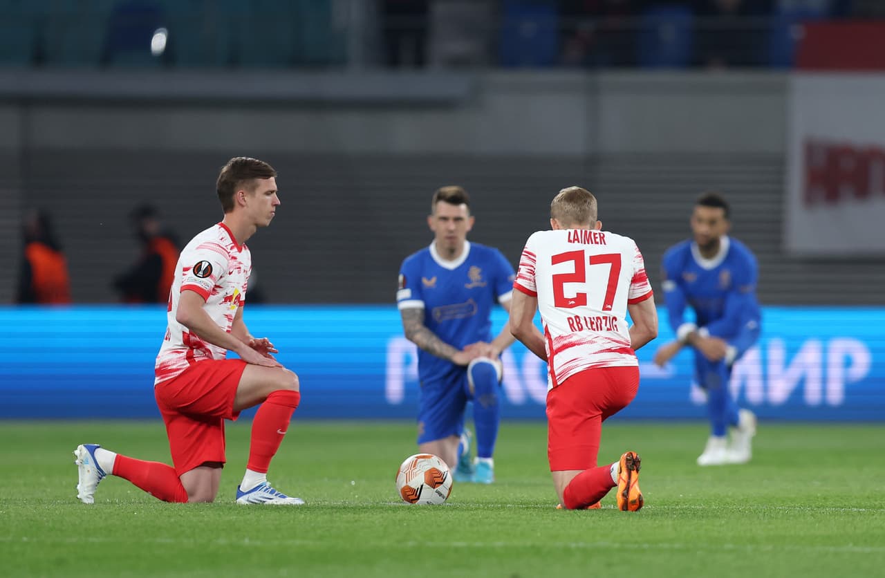 RB Leipzig se llevó una mínima ventaja ante Rangers en la Ida de la Semifinal de la UEFA Europa League.