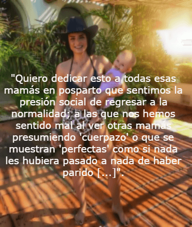 Aislinn Derbez comparte mensaje de posparto a poco más de seis meses del nacimiento de Kailani.