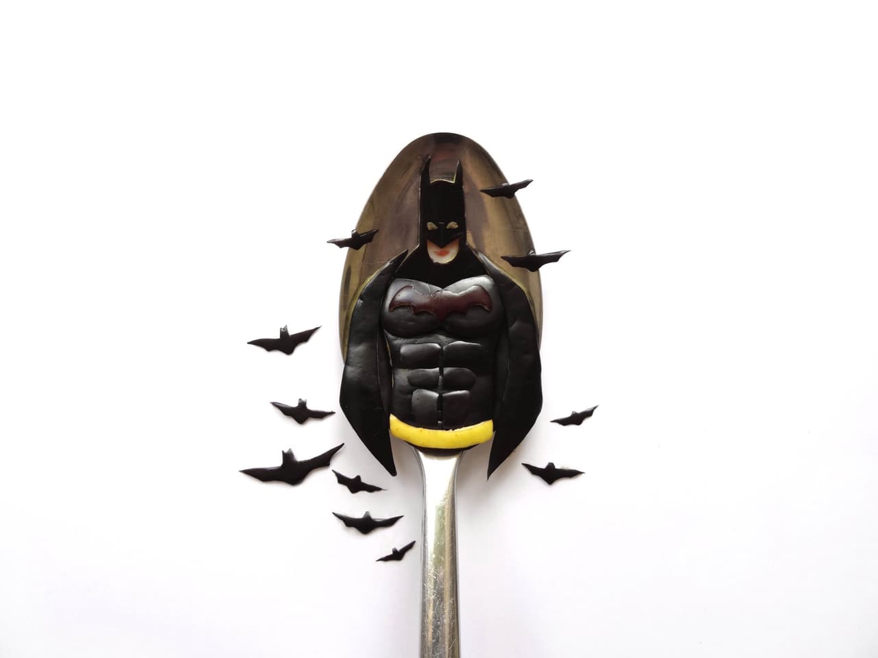 Hasta el caballero de la noche fue retratado.