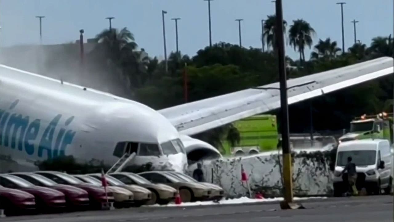 "Se veía humo negro por todas partes": Avión de carga de Amazon se estrella y deja víctimas mortales