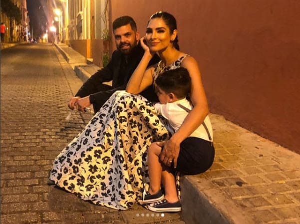 Matteo es el nombre de su hijo, a quien tuvo al lado de su esposo Aníbal Marrero.