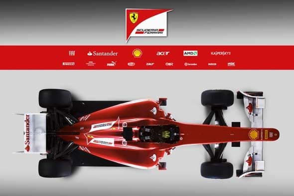 El monoplaza está hecho con material compuesto de nido de abeja y fibra de carbono.