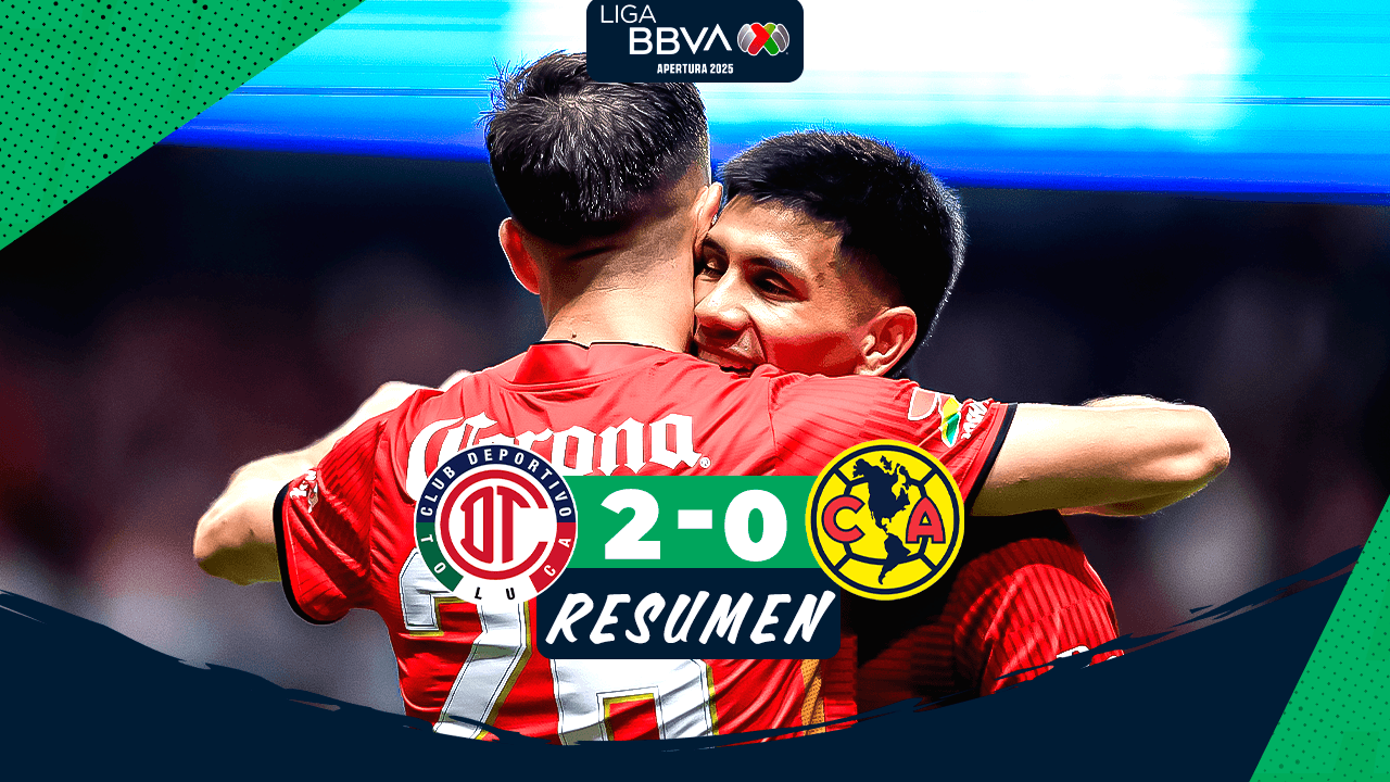 ¡Toluca vence al América y se queda con liderato y título de goleo!