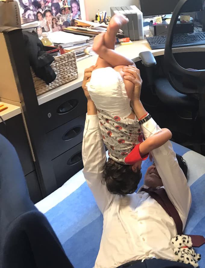 Orlando hizo de todo para entretenerlo.