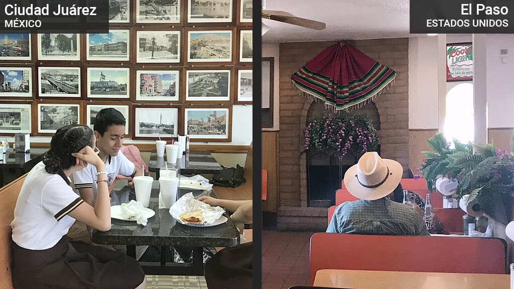 Lo más curioso es que, a pesar de que sale mucho más económico cruzar al lado mexicano para comer sus famosos burritos, esto apenas sucede. Por un lado, los que viven en El Paso “no quieren cruzar por las líneas, porque tardan hasta una hora y media o dos horas”, tal y como explica Argueta y, por otro lado, los vecinos de Juárez llegan para alejarse de la “inseguridad”.