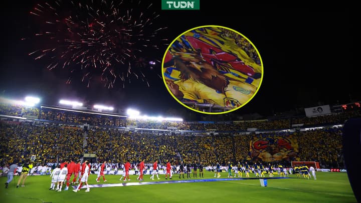 América saca imponente pero ‘inesperado’ tifo ante Toluca en la Final