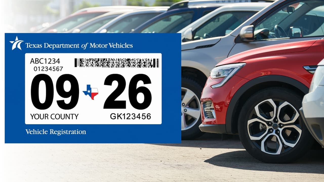 ¿Se venció la calcomanía del registro de tu carro en Texas? Estos son los días que todavía puedes manejar