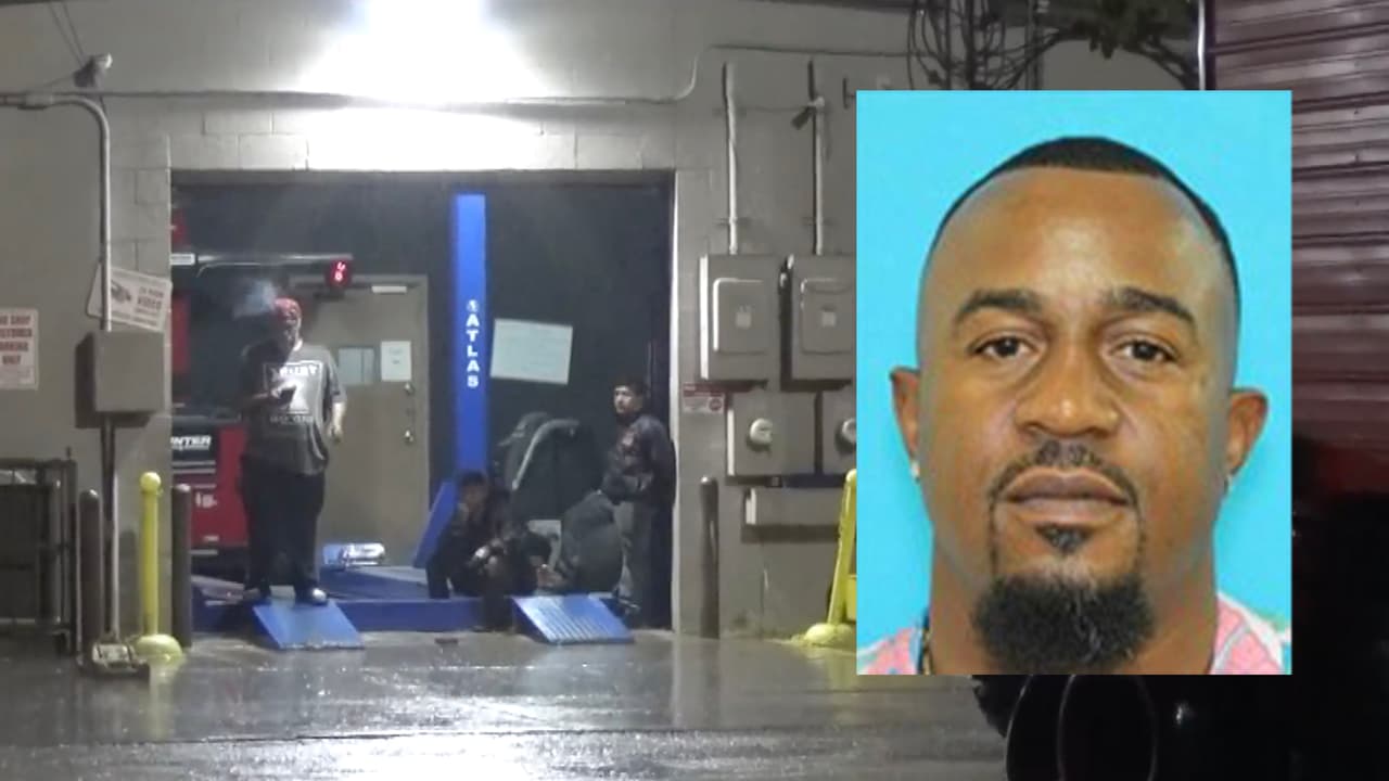Gerente de una tienda de llantas en Houston balea a un hombre que irrumpió a la fuerza en el establecimiento 