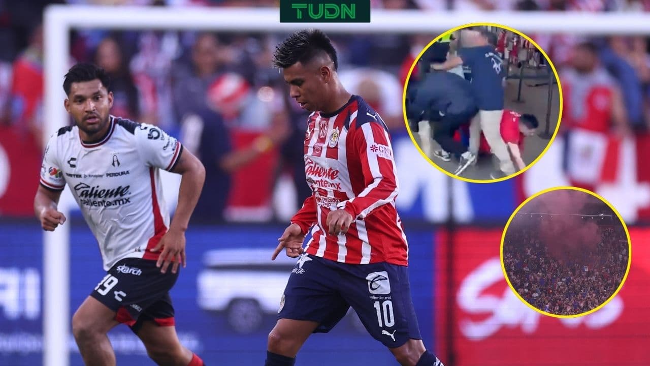 Aficionados del Atlas y Chivas se pelean en Los Angeles