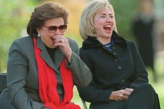 Hillary Clinton y su madre Dorothy.