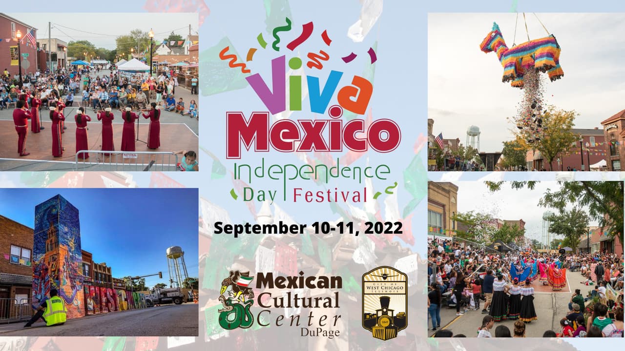 <b>Viva México Celebration, DuPage</b>
<br>El Mexican Cultural Center organiza una celebración en West Chicago. La cita es este 11 de septiembre a la 1 p.m. en el Downtonw de West Chicago. El grito estará a cargo de David Miranda. Para más detalles, 
<a href="https://www.facebook.com/events/462005295804043?ref=newsfeed" target="_blank">puedes consultar este evento</a>.
