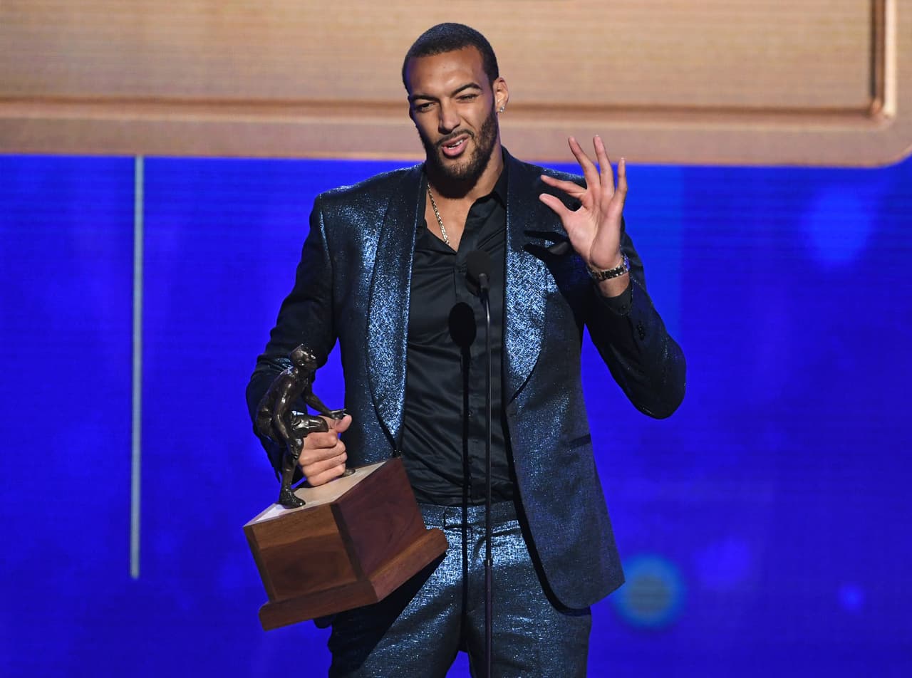 El Mejor Defensor de la temporada fue Rudy Gobert, de los Utah Jazz.