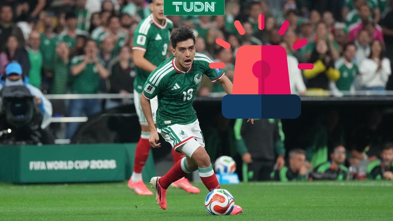 Gilberto Mora sale de cambio en el México vs. Ecuador; presentó molestias en su rodilla