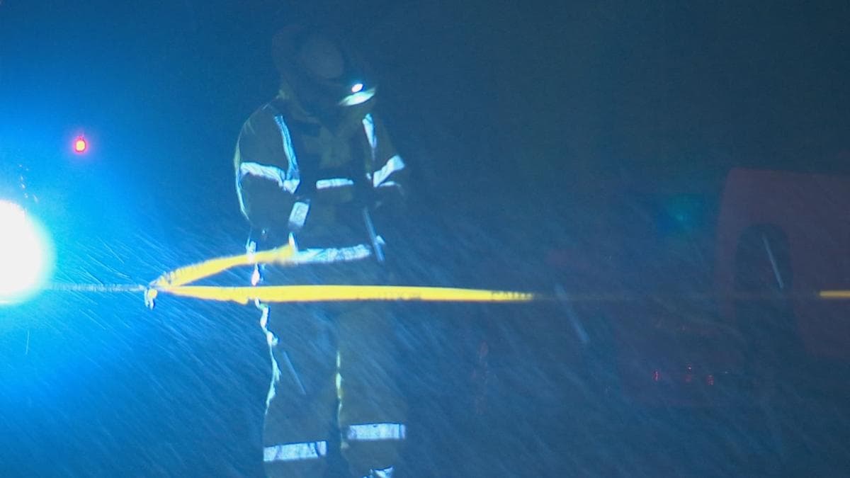 Daños causados por lluvias en el área metropolitana de Atlanta.