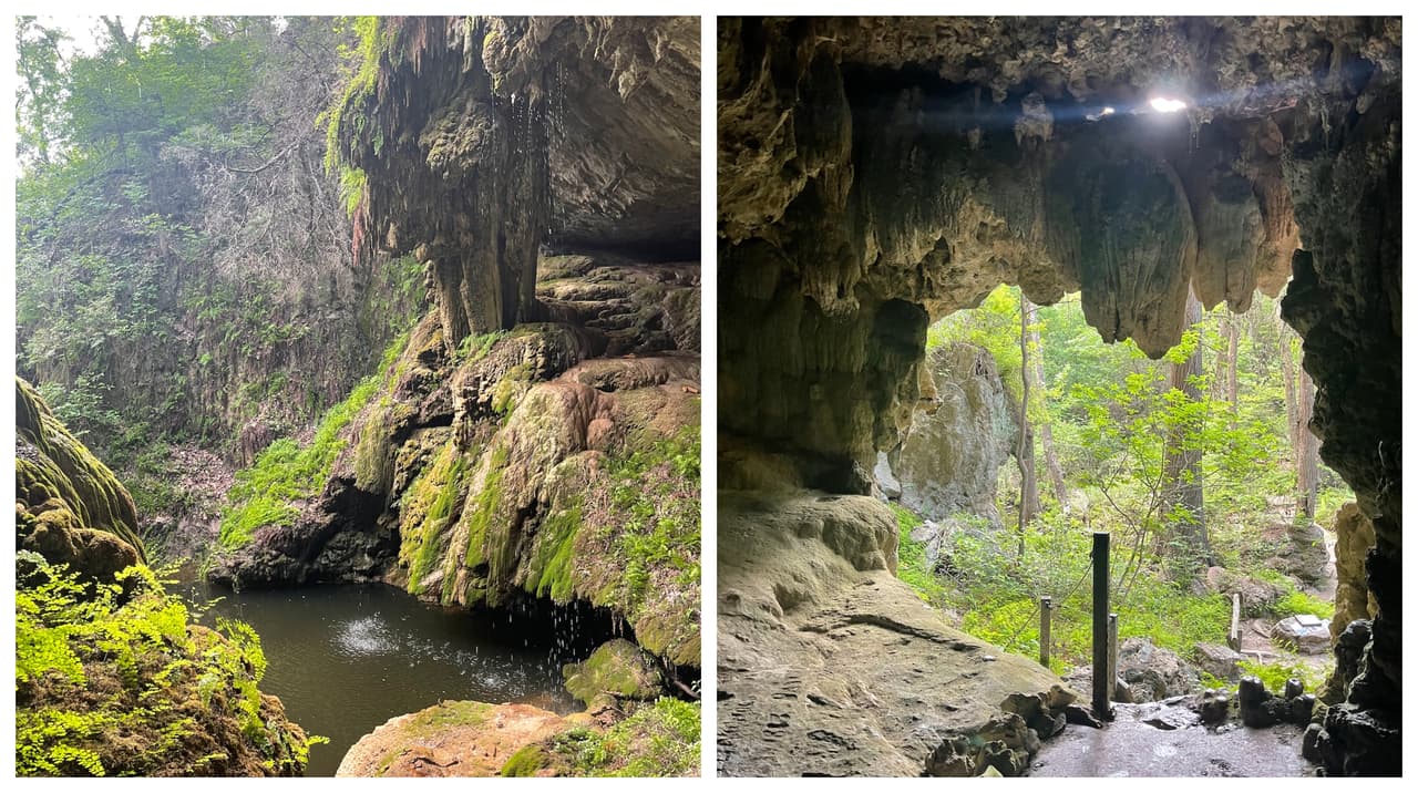 Un paraíso escondido: esta reserva natural cerca de Austin ofrece una aventura con cuevas y cascadas