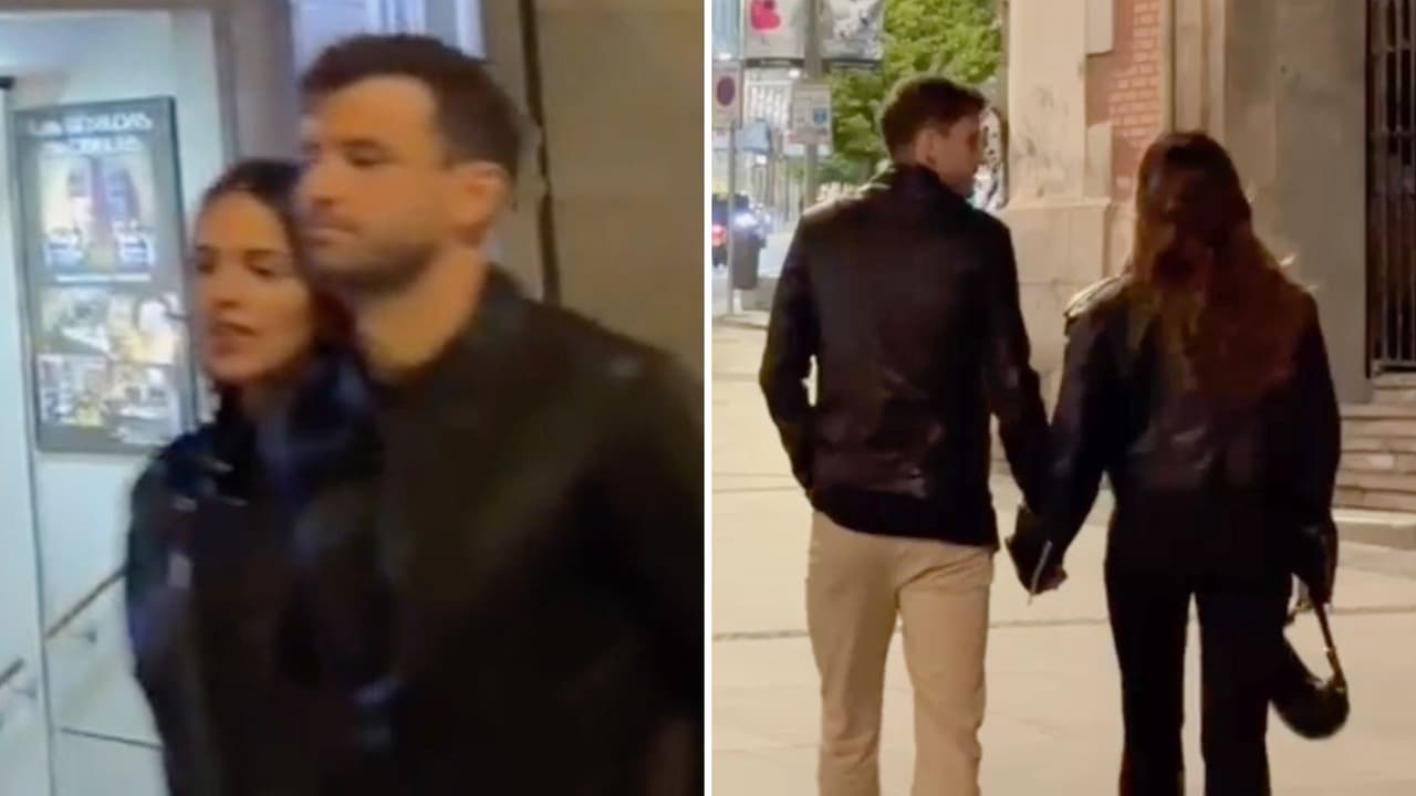 Así captaron a Eiza González y a Grigor Dimitrov en Madrid.