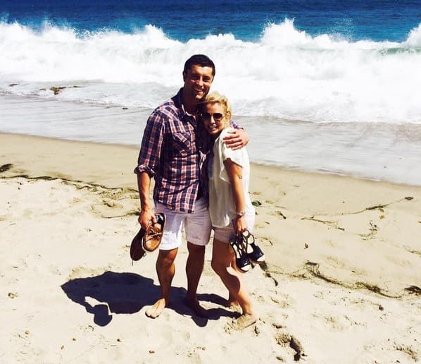 La 'Princesa del Pop' aprovechó el tiempo para irse un rato a la playa.