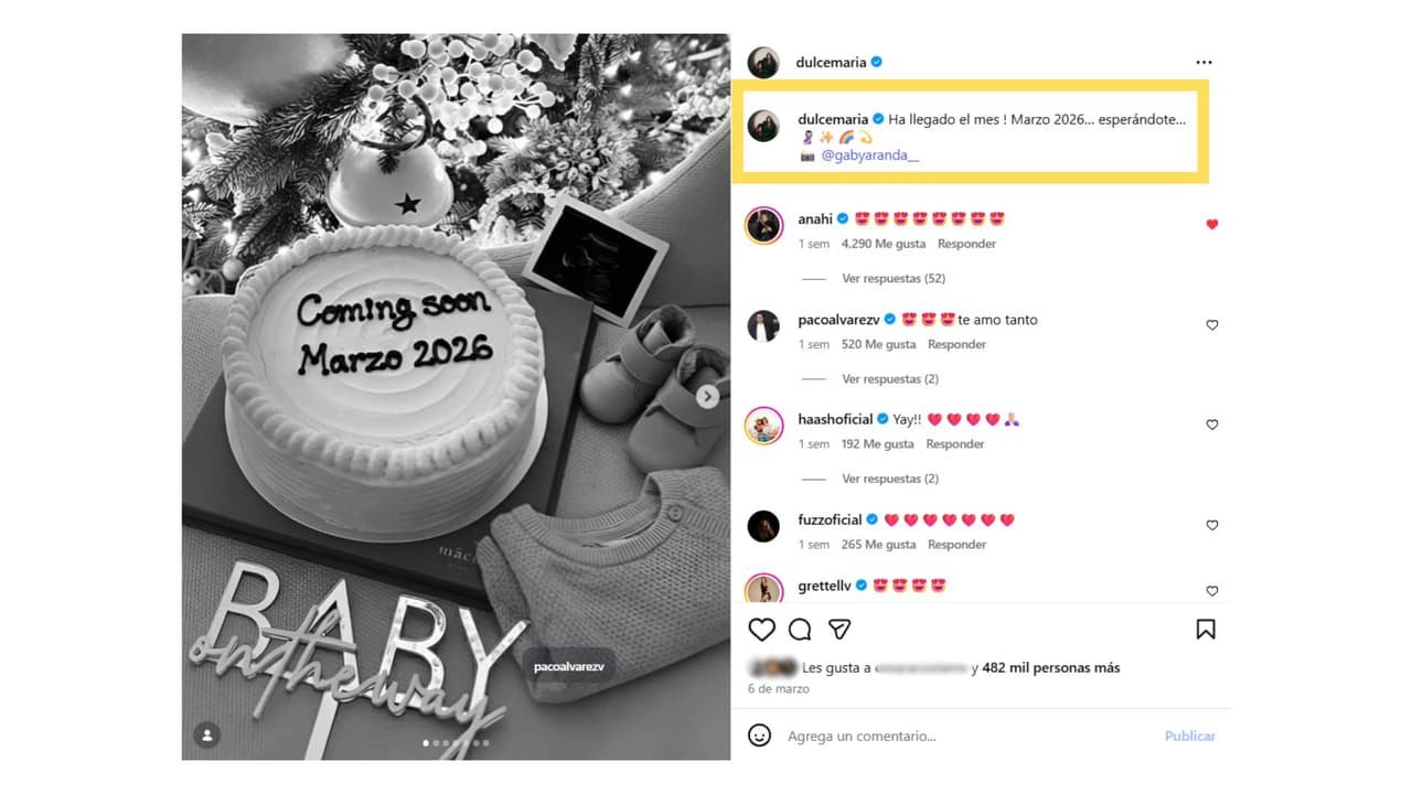 La cantante contaba los días para darle la bienvenida a su bebé.