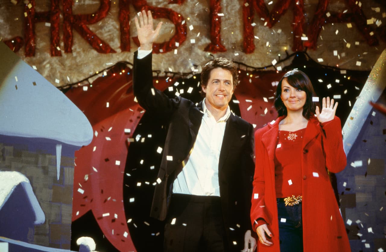 Hugh Grant y Martine McCutcheon en 'Love Actually'