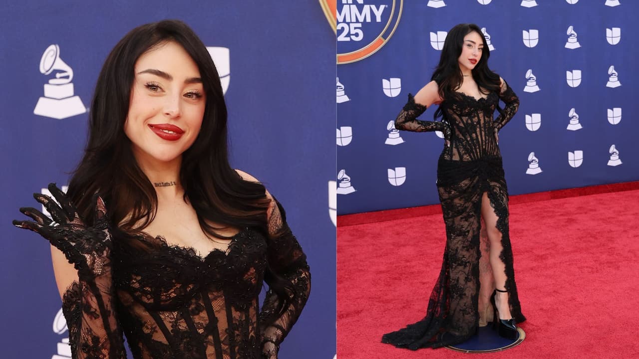 Nicki Nicole en los Latin GRAMMY 2025.