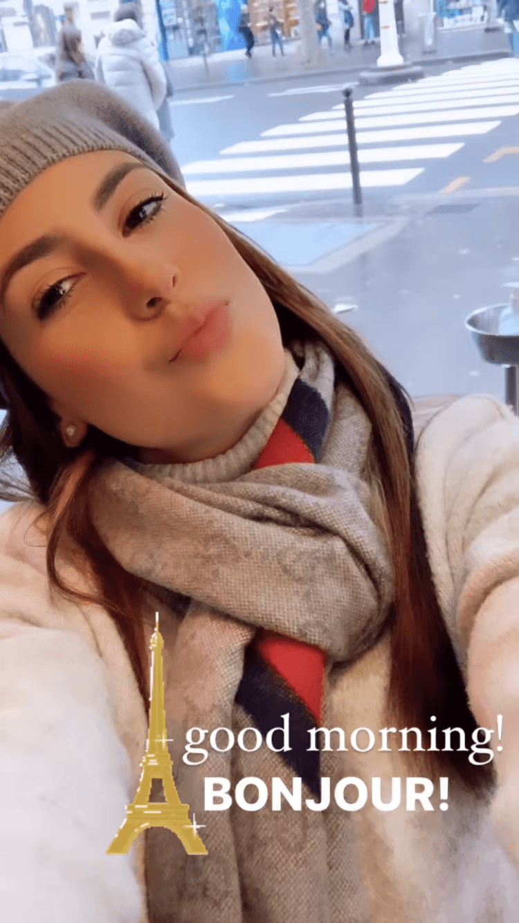 Jessica contó que su mami le confesó durante la planeación de este viaje que siempre había soñado con visitar París y era uno de los sueños que le faltaba por cumplir.