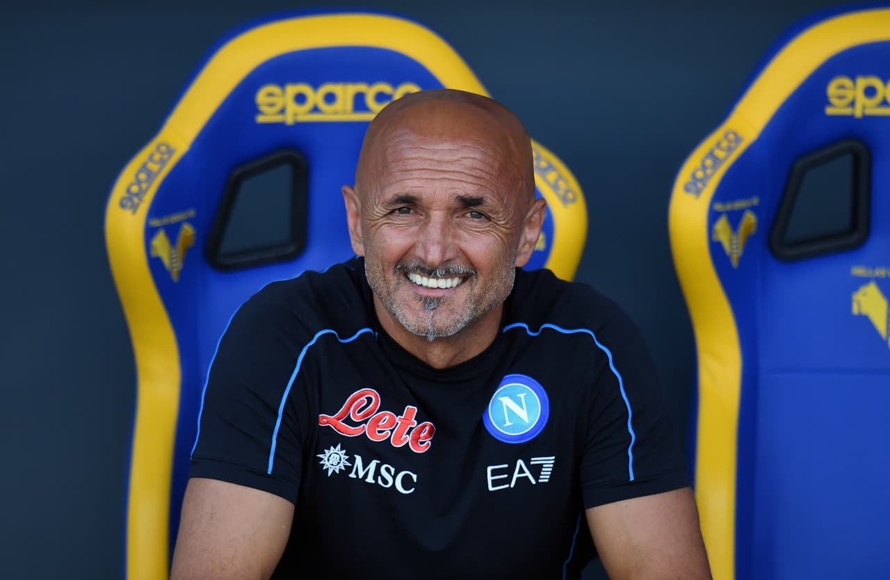 Luciano Spalletti se mostraba confiado antes del juego.