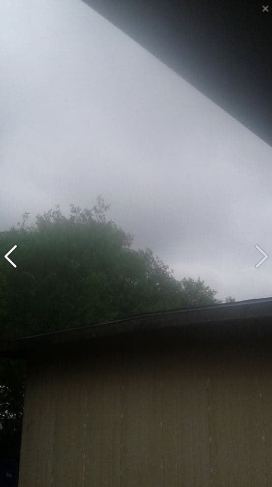 La audiencia compartió fotos de la zona tras el paso de la tormenta Bill.