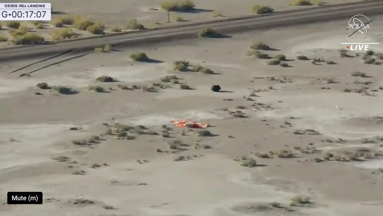 Llega a la Tierra la mayor muestra de un asteroide: el potencialmente peligroso Bennu