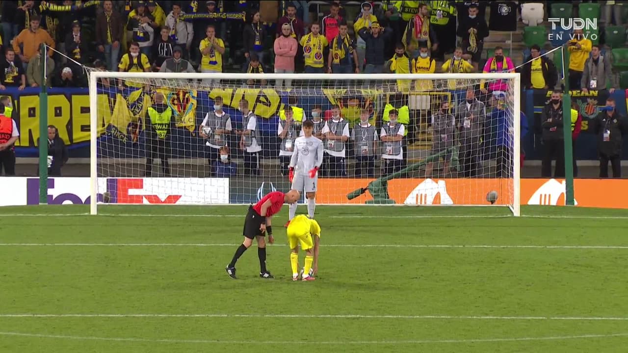 ¡GOL!  anota para Villarreal. Moi Gómez