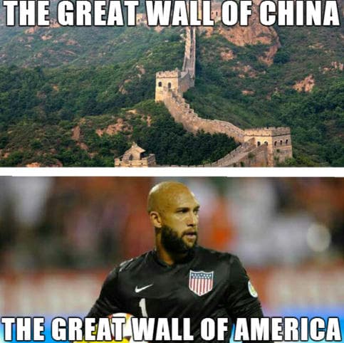 La Muralla China vs la Muralla Gringa.