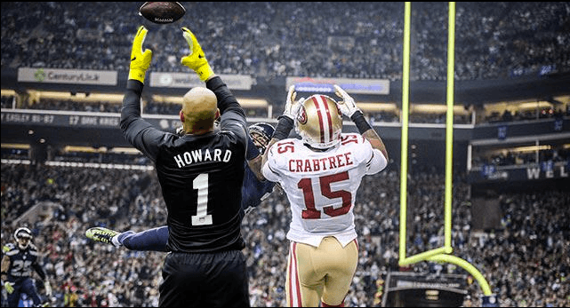 Si Crabtree no alcanza a hacer un touchdown, ahí estaría Timmy.