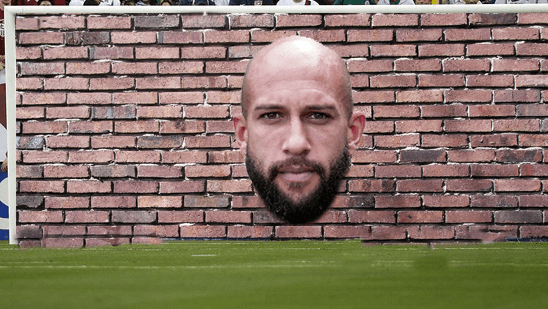 Toda una muralla que llega a los Colorado Rapids.