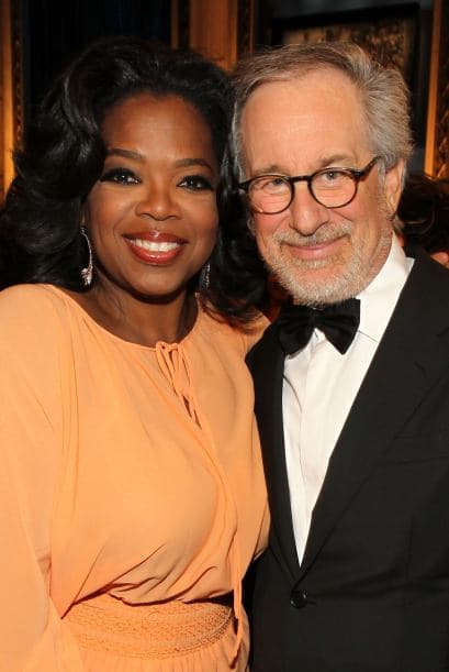 Se reencontró con su director de "The Color Purple", Steven Spielberg, en 2010.