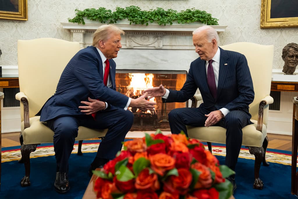 El victorioso regreso de Trump a Washington: visita a Biden en la Casa Blanca, una tradición que él no respetó en 2020
