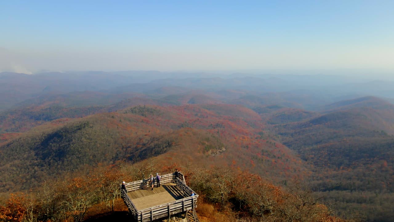 Desde el aire, el paisaje es incluso más impresionante.