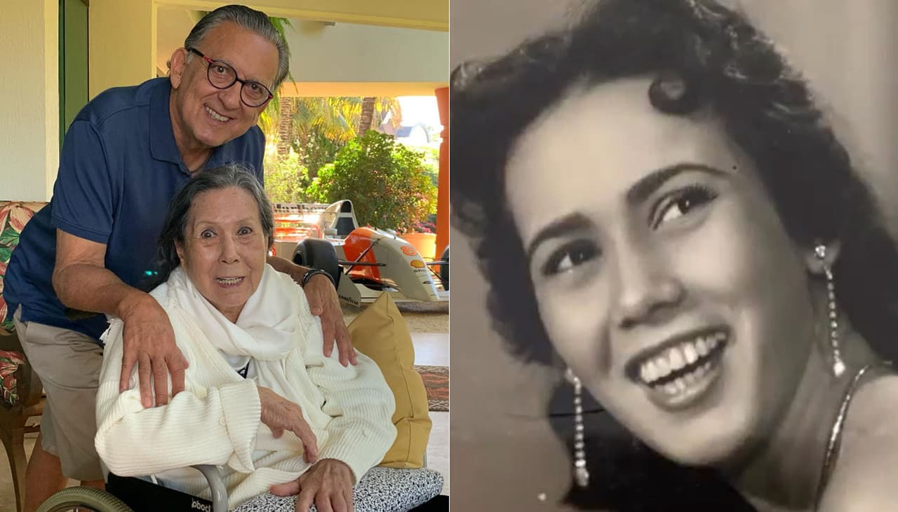 Galvão Bueno se despediu da mãe a exaltando: Dona Mildred foi uma grande estrela de novelas