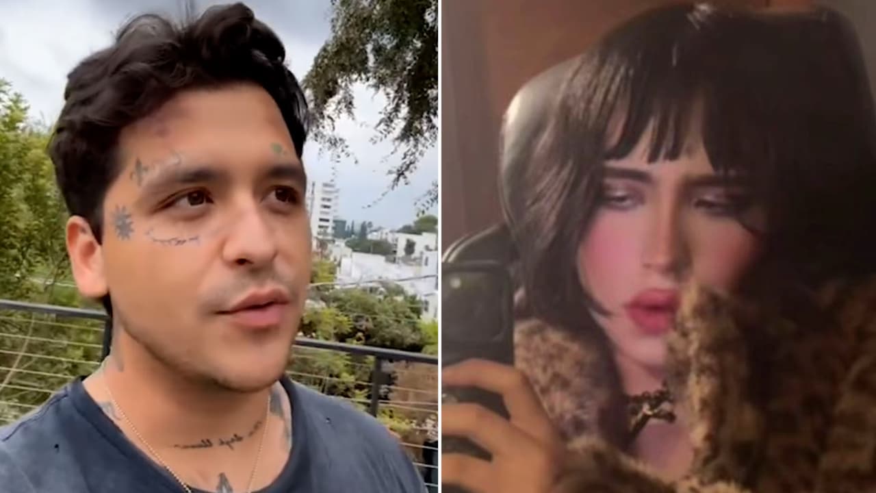 Hermano de Christian Nodal muestra su nueva imagen: luce con maquillaje y pelo largo