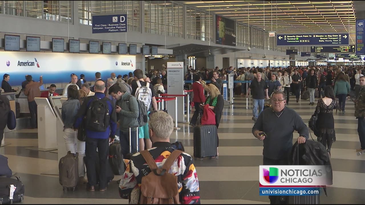 Qué se está haciendo para acabar con las largas filas en el aeropuerto O'Hare