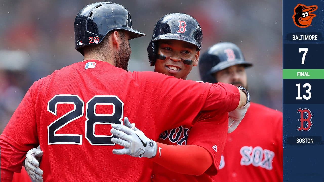 Boston se llevó la serie ante Baltimore por barrida en Fenway Park