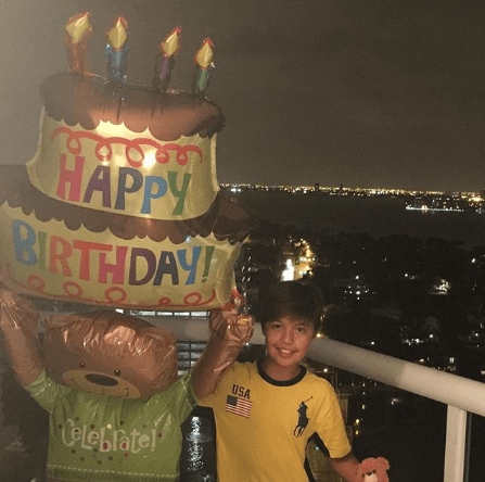 Cuatro años después lo vimos celebrar su cumpleaños número 11.