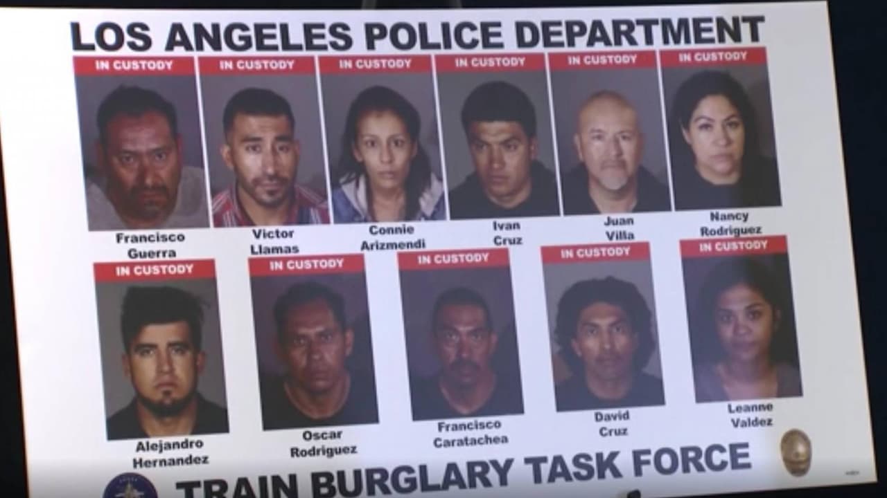 Arrestan a banda señalada de robo del tren de California por más de 18 millones de dólares