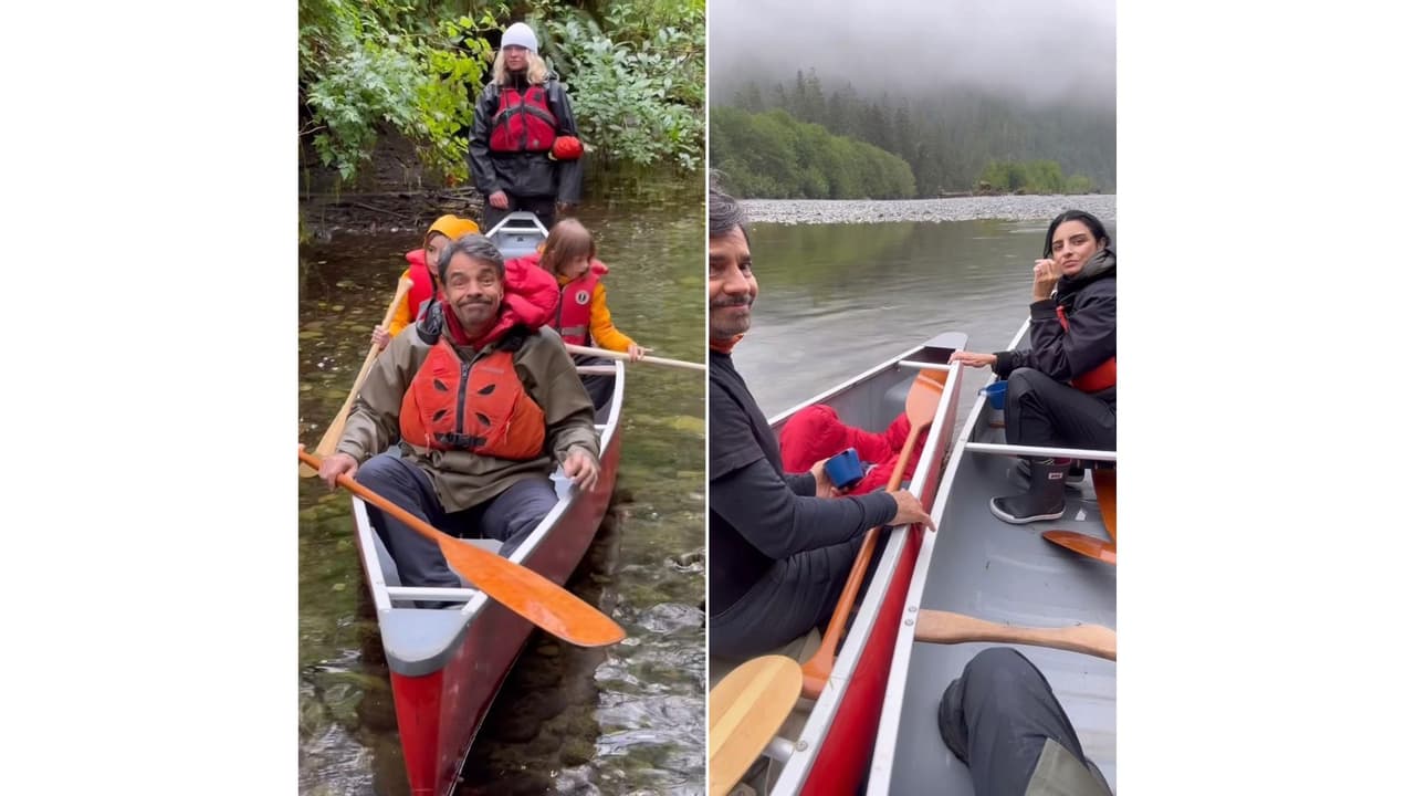 Las vacaciones de los Derbez en Vancouver Island.