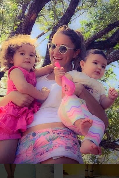 En cada imagen se puede apreciar la felicidad que irradia cuando vive estos momentos.