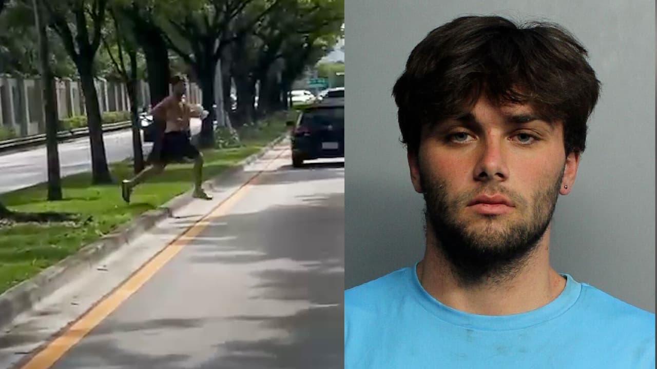 Acusado de robar un Uber, chocar fatalmente a un motociclista y darse a la fuga, es captado en video mientras huye