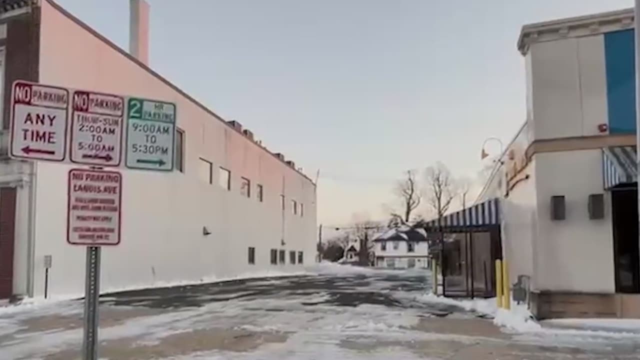 Grandes acumulados de nieve en Nueva Jersey causan afectaciones y complican labores de limpieza